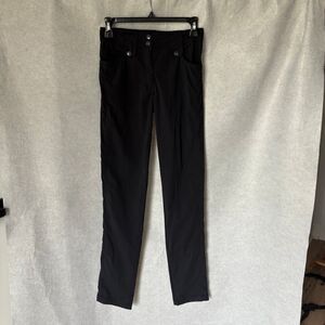 Anatomie Black Lightweight Stretch UVA protection Travel Pants size S Gorpcore